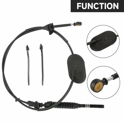 YOLLKY Automatic Transmission Control Lever Cable Chevrolet Trailblazer Black