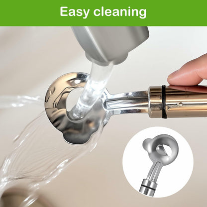 2pcs Stainless Steel Cactus Peeler Spoon Noodle Cutter Tool with Long Handle