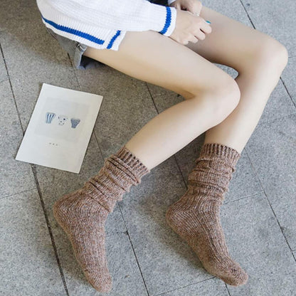 TINTAO Women Winter Wool Cable Knit Knee High Boot Socks 3 Pairs Size 5-11 A06