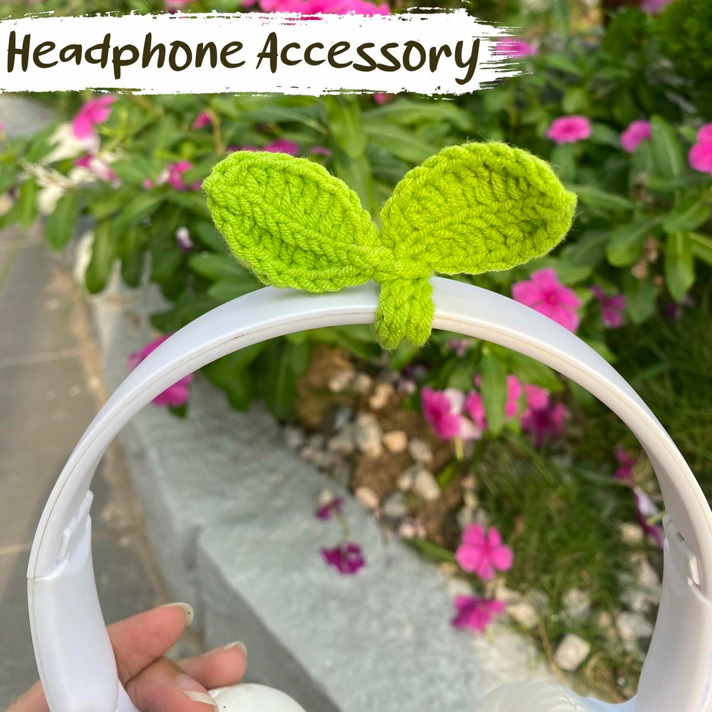 PIDELIGHT Handmade Knitted Crochet Leaf Sprout Multi-Functional Accessory