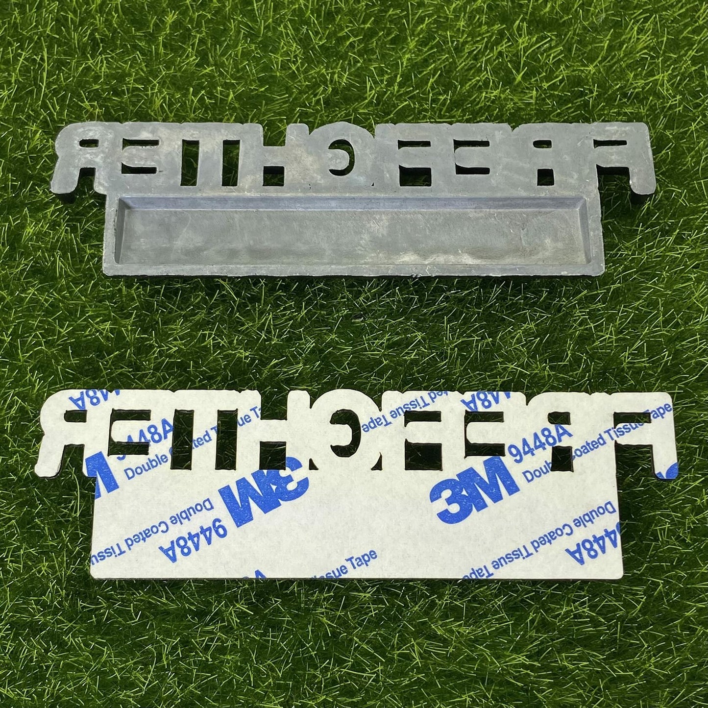 XANAPON Firefighter 3D Metal Fender Badge Car Emblem Chrome Black/Red 2PCS