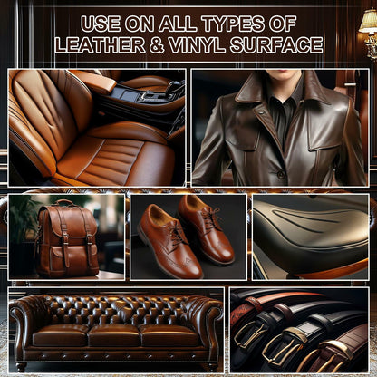 [Like New] Jallgedk Leather Recoloring Balm Leather Repair Kit Furniture Brown
