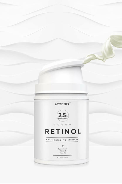 Umran Retinol Anti-Aging Cream 2.5% Hyaluronic Acid Vitamin E 50ml Face Eye