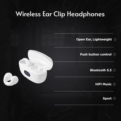 KESAIYI Bluetooth 5.3 Wireless Bone Conduction Sport Earbuds Black