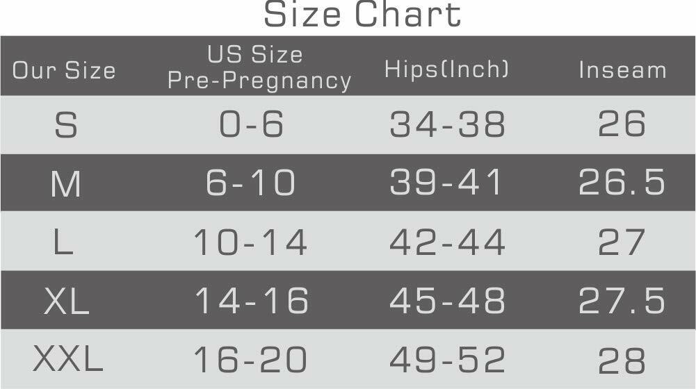 TOUCH LOOM Maternity Leggings High Waist Full Length Pants 2Gray Size XXL