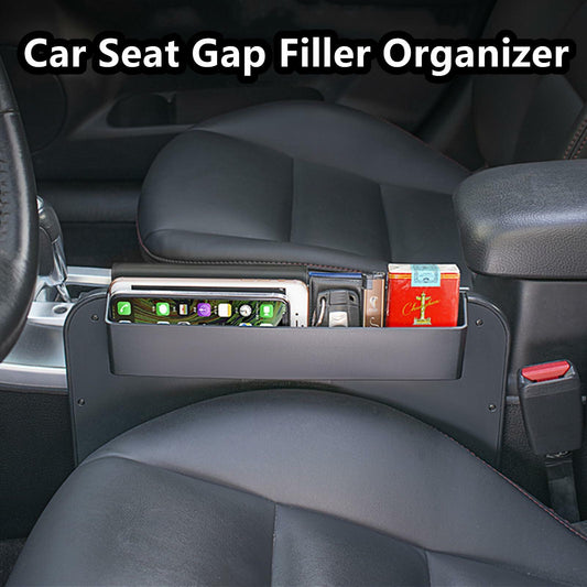 HZGAMER 2-in-1 Car Steering Wheel Tray & Seat Gap Filler Organizer Travel