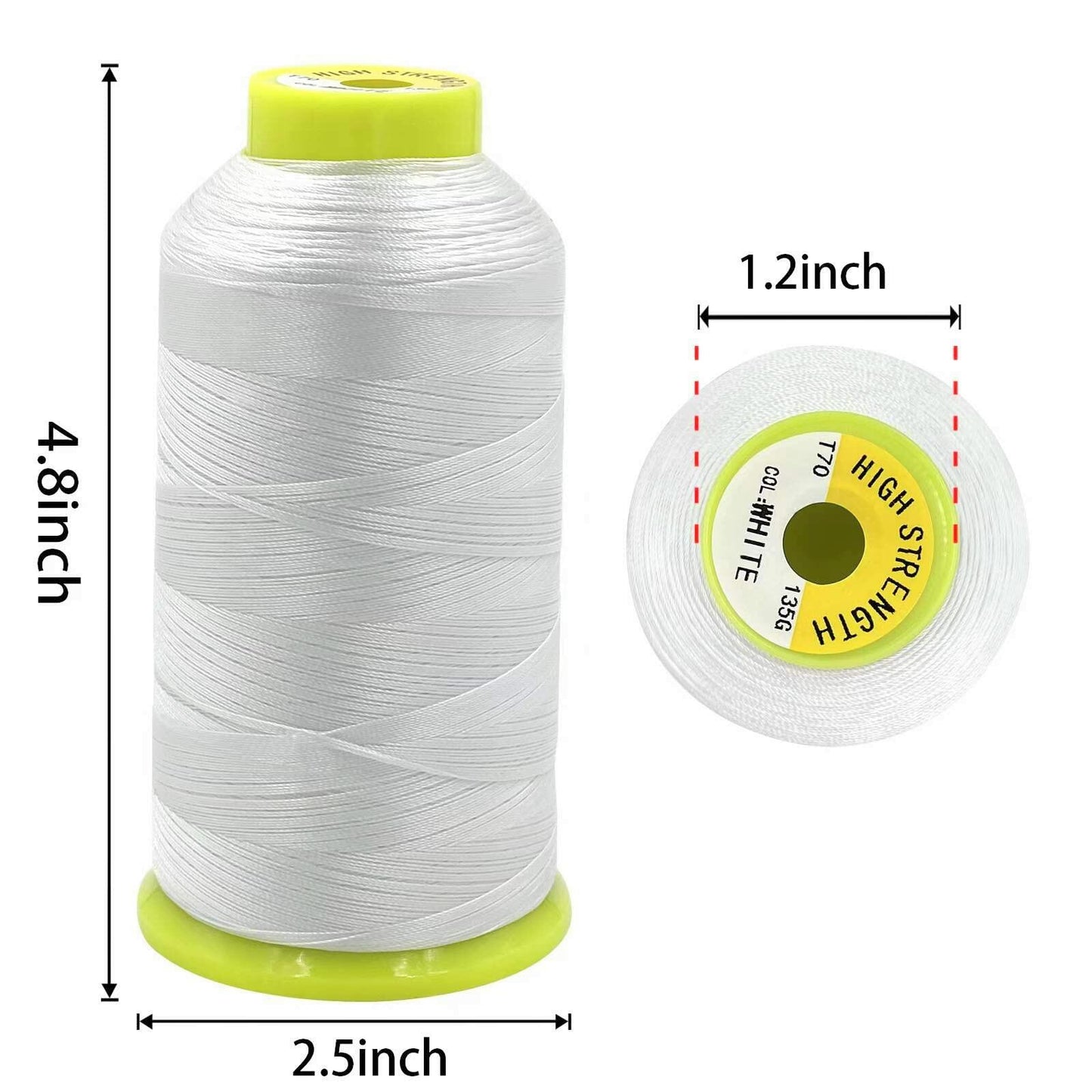 Tortoise Heavy Duty Thread 3 Cones 2000yd UV Resistant #69 T70 Blue 210D/3