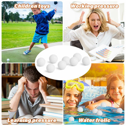 Hooqict Mini Foam Golf Stress Ball 25 Pack Small Sports Squeeze Balls