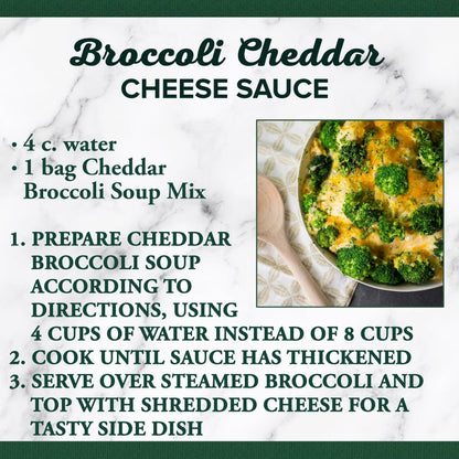 BestBy07/27 Bear Creek Cheddar Broccoli Soup Mix 10.6oz
