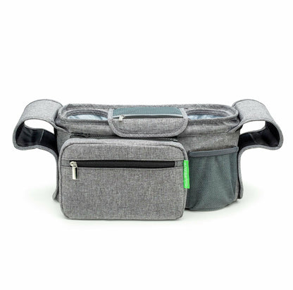 Ethan & Emma Universal Stroller Organizer Insulated Cup Holders Diaper Storage