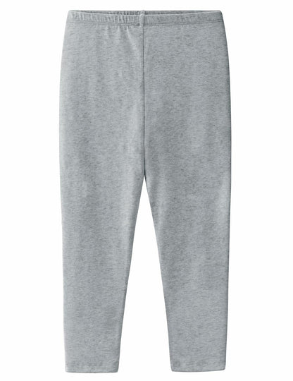 CETKIT Toddler Girls Leggings Stretchy Ankle Pants Heather Grey 3T