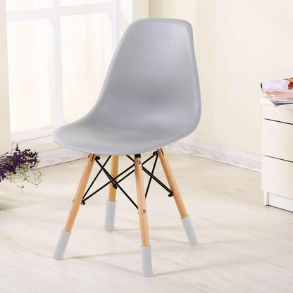 16 White Knitting Wool Chair Leg Socks Furniture Floor Protectors TEKEFT