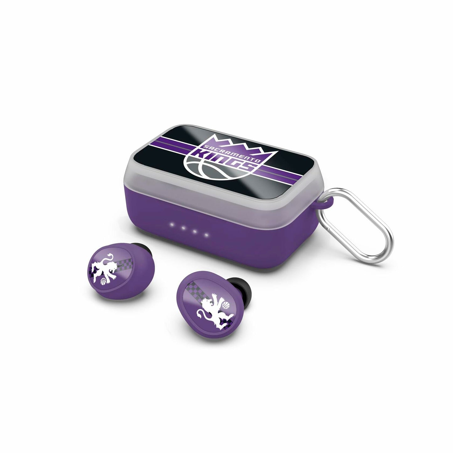 SOAR NBA Wireless Sport Earbuds Comfortable Fit Sacramento Kings Team Charging