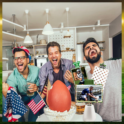 Weekgrat 30 PC Football Party Decorations Table Centerpiece 4x6 Photo Holders