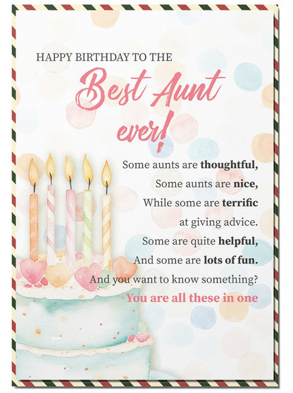 BlinkWishes Birthday Card for Bonus Brother with Envelope and Seal