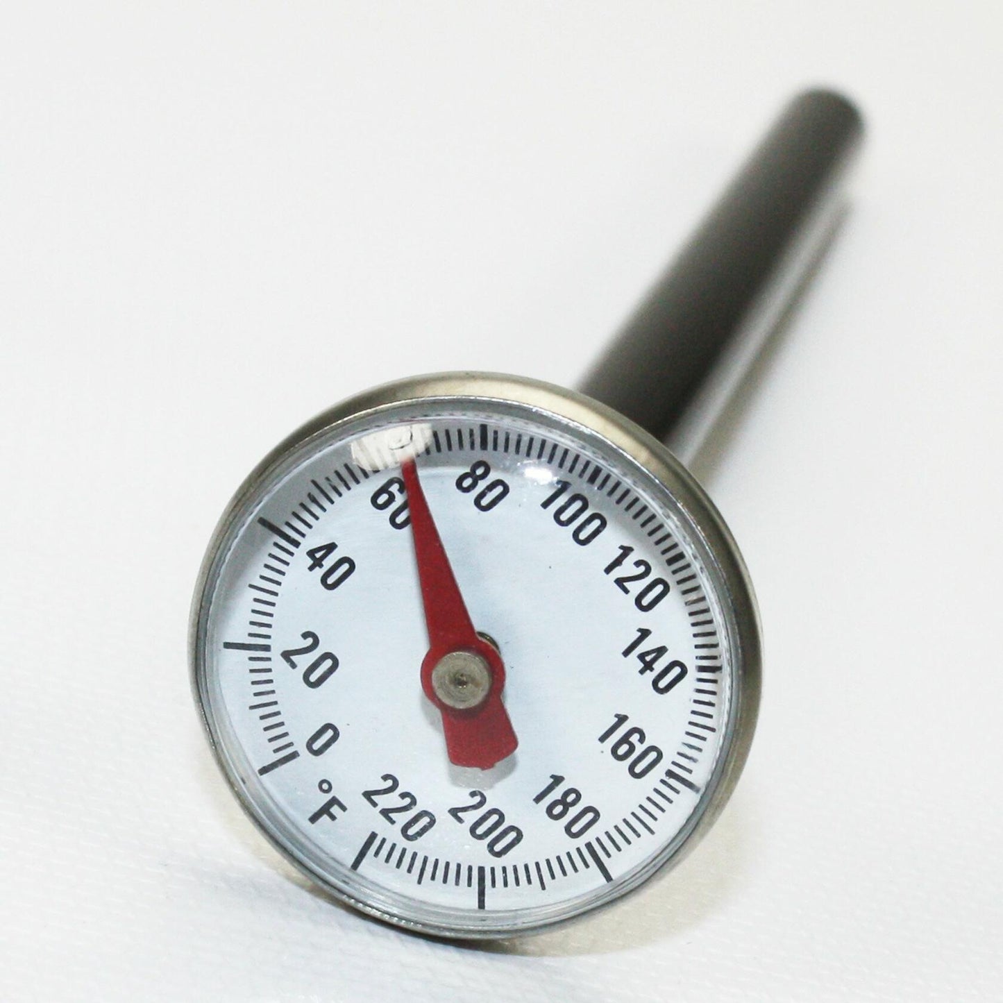 Supco ST02 Stainless Steel Pocket Dial Thermometer 5in Stem 0-220F