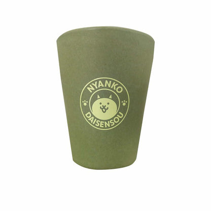 PONOS Battle Cats Bamboo Tumbler Moss Green Collectible Cup