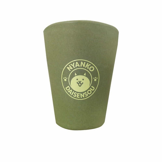 PONOS Battle Cats Bamboo Tumbler Moss Green Collectible Cup