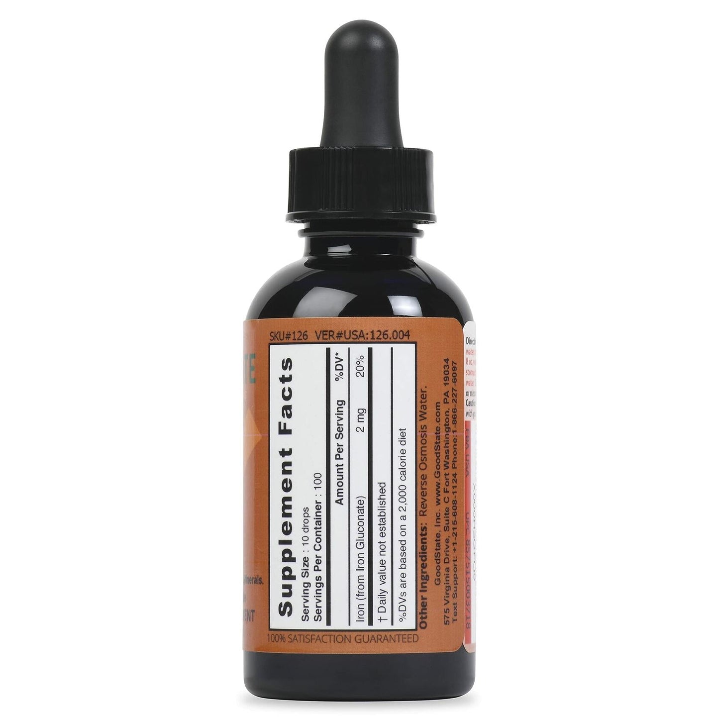 Good State Liquid Ionic Iron Ultra Concentrate 100 Servings