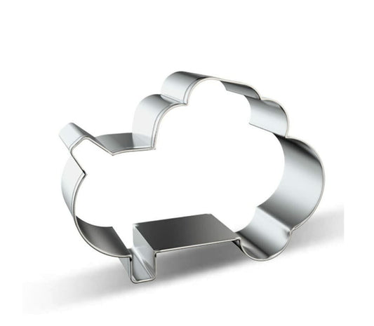 WJSYSHOP Air Compressor Shape Cookie Cutter Stainless Steel Silver