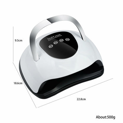 220W LED UV Gel Nail Lamp 4 Timer Settings Professional Curing Light White