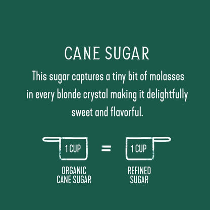 Wholesome Sweeteners Unrefined Cane Sugar 24oz Fair Trade Non GMO Vegan