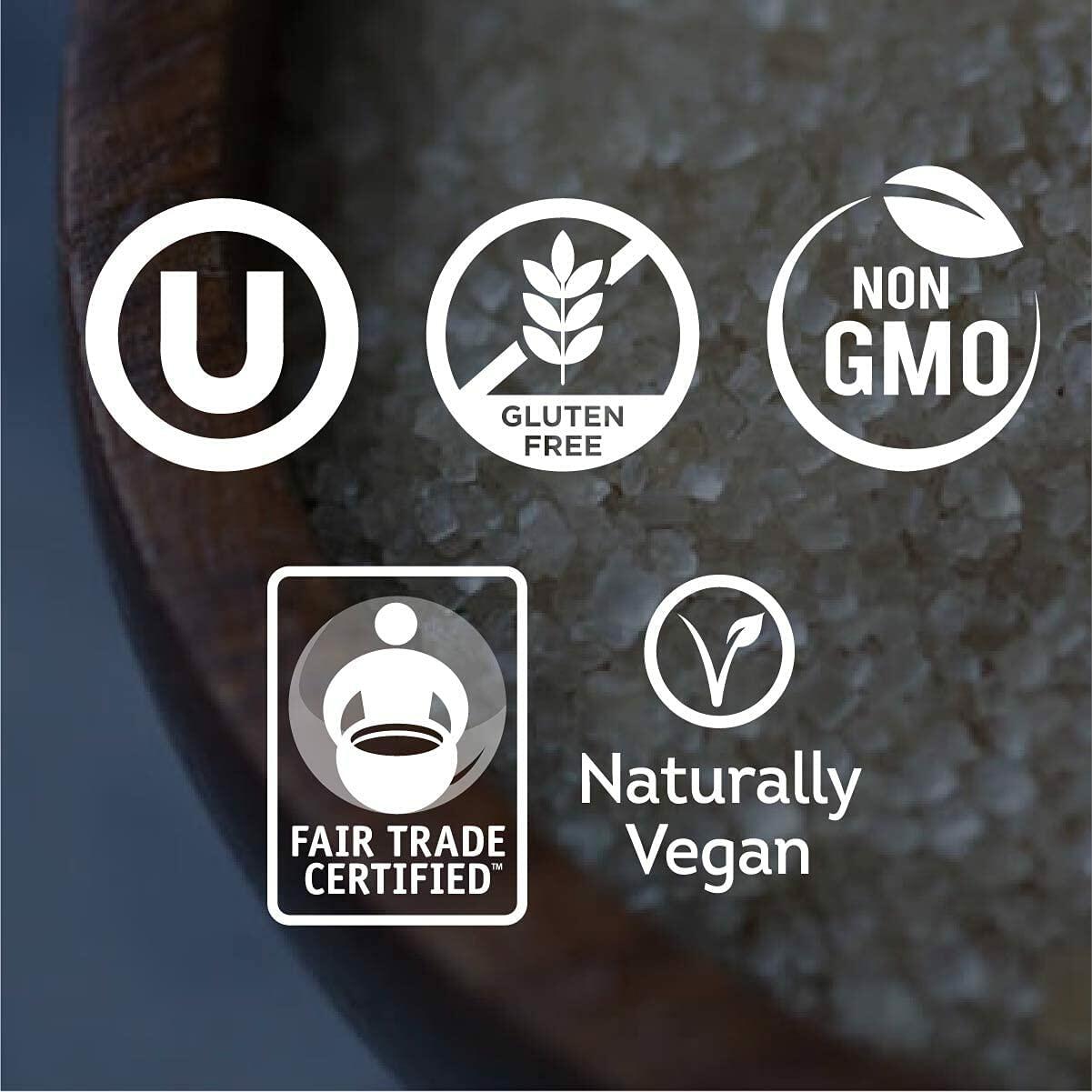 Wholesome Sweeteners Unrefined Cane Sugar 24oz Fair Trade Non GMO Vegan