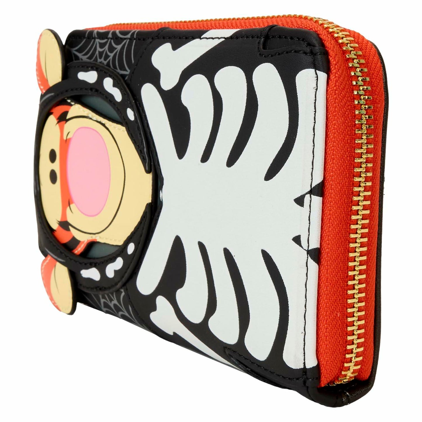 Loungefly Winnie The Pooh Skeleton Tigger Zip Wallet Black/Orange ONE SIZE