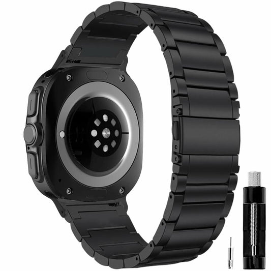 Arsfit Titanium Band Compatible Samsung Galaxy Watch Ultra 47MM Black