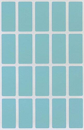 Kerosly 600 PCS Colored Rectangular Labels Stickers 3x2in 12 Assorted Colors