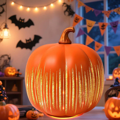 YCNASSS Thanksgiving Starry Night LED Pumpkin Lights Decorative Timer