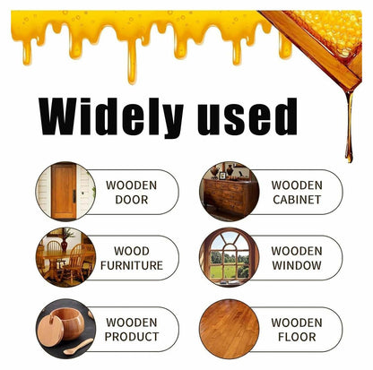SHINEPAC Beeswax Spray Repair Agent 2pcs 120ml Wood Leather Furniture Polish