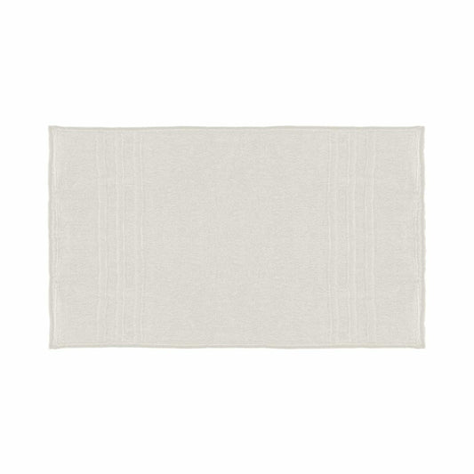 Mosobam Luxury Turkish Bath Mat 20x34 White 1000 GSM Bamboo Viscose Cotton