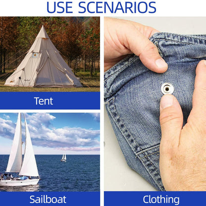 BIOUU 363PCS Stainless Steel Canvas Snap Fastener Kit for Boat Covers