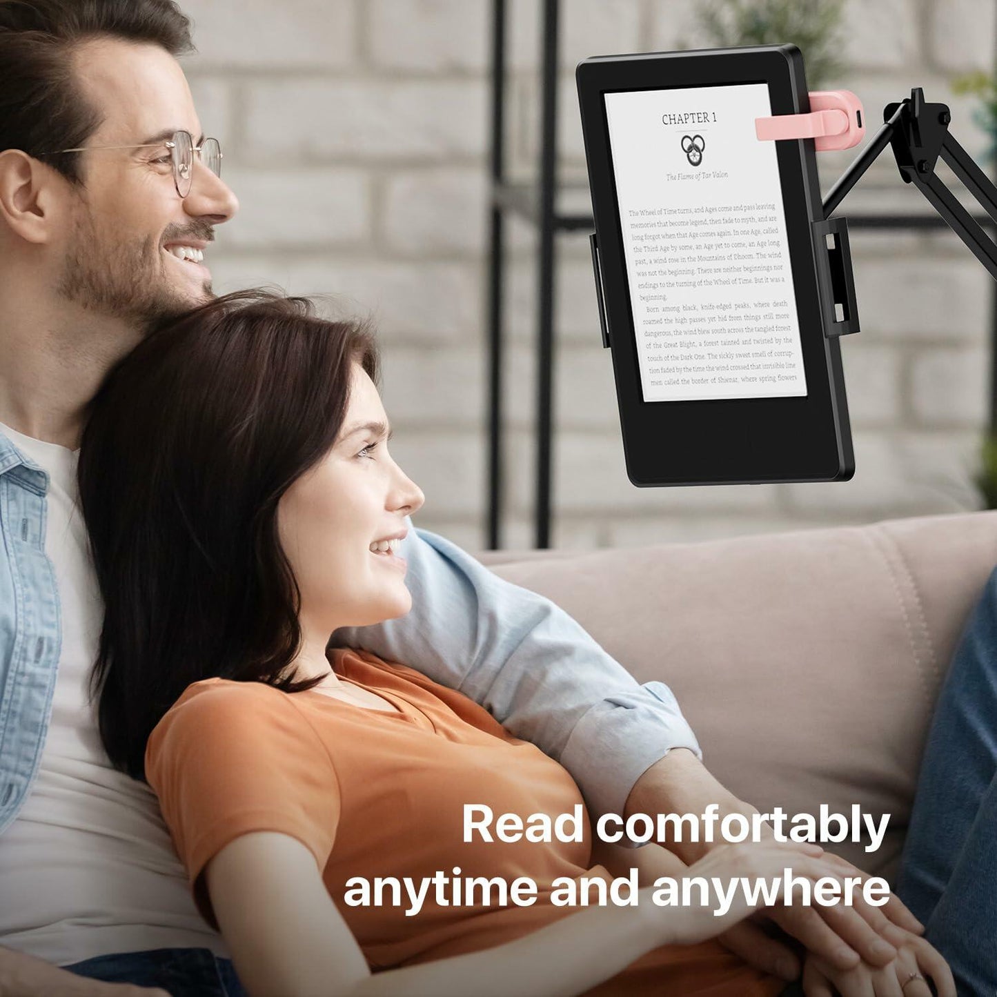 Sycelu RF Remote Control Page Turner for Kindle Paperwhite Oasis Kobo Pink