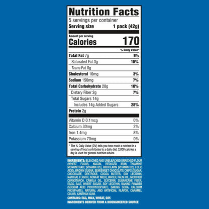 BestBy01/26 Chips Ahoy Baked Bites Blondie Vanilla 5x1.5oz Snack Packs