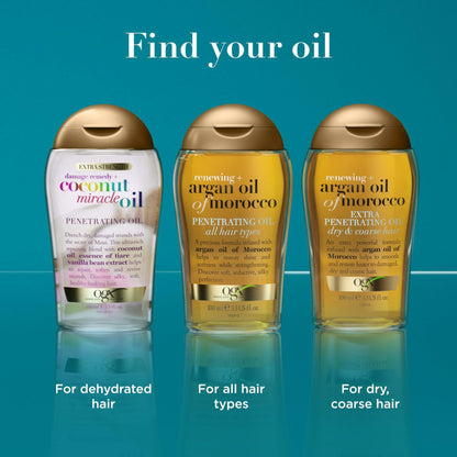 OGX Renewing Argan Oil of Morocco Hair Treatment Penetrating 3.3 fl oz