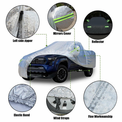 SNKOL Waterproof Car Cover Universal Fit SUV 191-200" Full Cover Oxford
