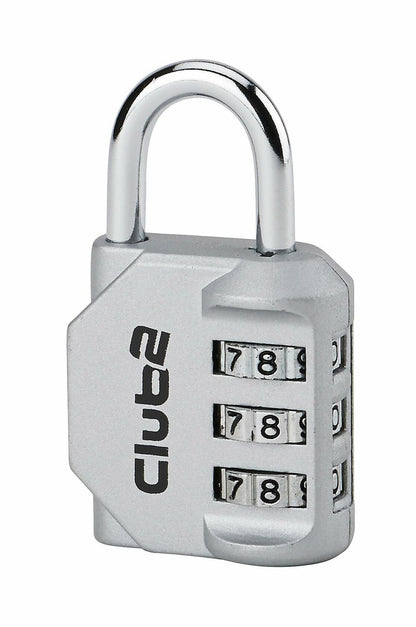 THIRARD 3 Digit Combination Padlock Brass Body Resettable Steel Shackle