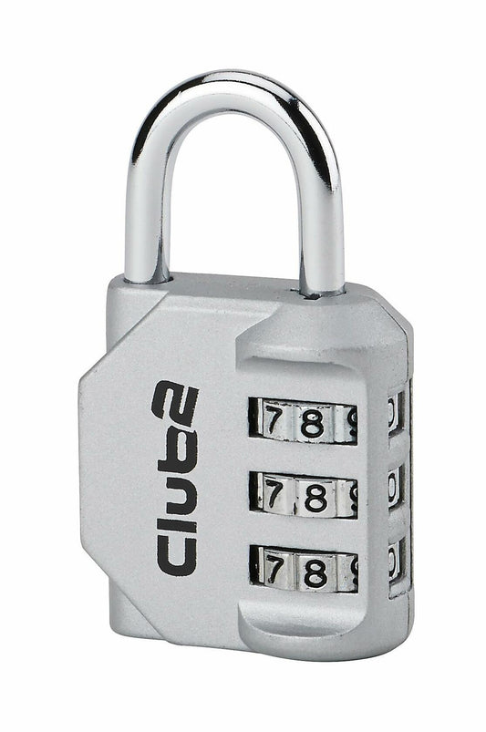 THIRARD 3 Digit Combination Padlock Brass Body Resettable Steel Shackle