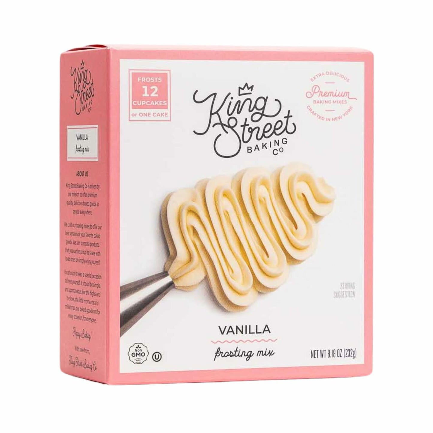 BestBy12/25 King Street Baking Co Vanilla Frosting Mix Organic 1 Pack