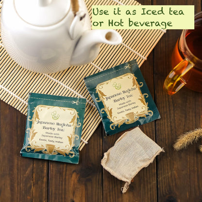 BestBy07/27 THE VEDAS Japanese Mugicha Barley Tea 507oz 15 Bags Cotton