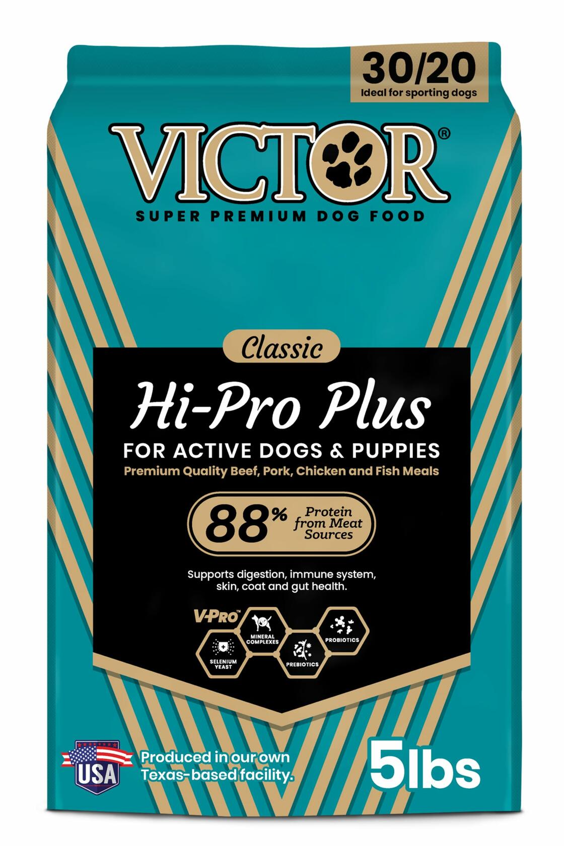 BestBy01/26 VICTOR Super Premium Hi-Pro Plus Dog Food 30% Protein 5lbs