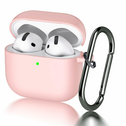Seltureone AirPods 4 Case Soft Silicone Shockproof Keychain Midnight Blue
