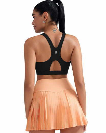RUNNING GIRL High Impact Molded Cup Sports Bra Black Size XXL