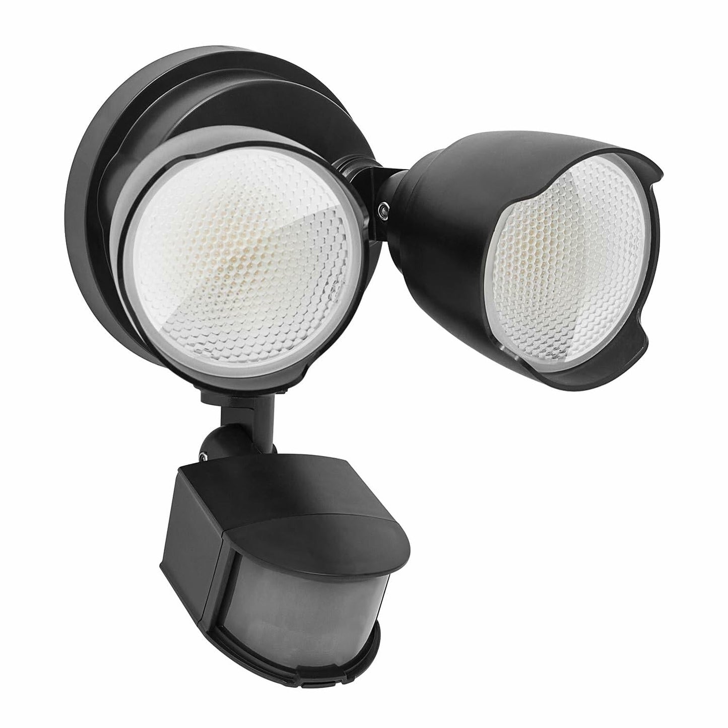 CELAVY 15W LED Security Light Motion Sensor Outdoor IP65 Black Dual Head