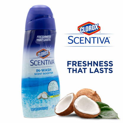 Clorox Scentiva Laundry Freshener Beads Pacific Breeze & Coconut 9.7oz