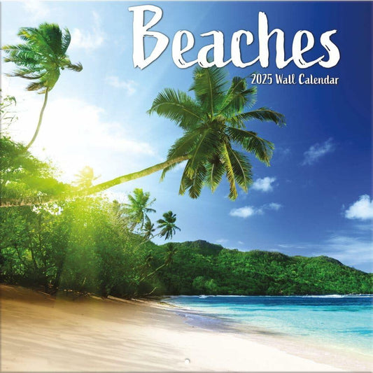 Turner Licensing Beaches 12x12 Photo Wall Calendar 2024