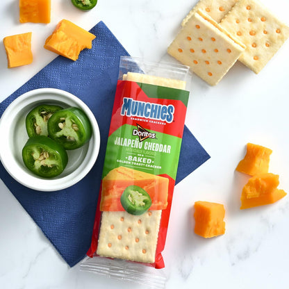 BestBy09/25 Munchies Baked Sandwich Crackers Variety Pack 32 Sleeves